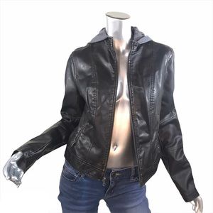 Women’s Levis Jacket Faux Leather Dark Brown